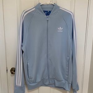 adidas Originals Baby blue Superstar Jacket large